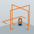 Laser multilignes plaquiste FL63 GEO FENNEL - 4 lignes verticales et 1 horizontale - 500350  Laser multilignes plaquiste FL63 GEO FENNEL - 4 lignes verticales et 1 horizontale - 500350