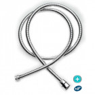 Flexible de douche antibactérien anti-torsion inox chromé double agrafage NF Longueur du flexible au choix