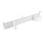 Lot de séparateurs pour l'intérieur des tiroirs Vertex-Concept, 900, Peint en blanc, Aluminium et Plastique