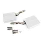Compas Agile Smart pour porte relevable, 960 - 2350, Plastique blanc, Acier et Plastique
