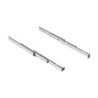 Coulisses de table télescopique Shot, Aluminium, Inox anodisé