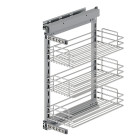 Chariot extractible TitaneStar avec fermeture amortie, module 400mm, acier, gris anthracite Chariot extractible TitaneStar avec fermeture amortie, module 400mm, acier, gris anthracite