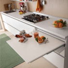 Coulisses pour table à rallonge Coktail Reverse H35, Aluminium, Inox anodisé