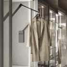 Penderie rabattable pour armoire Sway,  Acier, Aluminium et Plastique, Peint en titane, dimension au choix