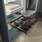 Tiroir à chaussures pour armoires et dressings Quartz - 440mm