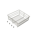 Tiroir en fil métallique pour armoires et dressings Quartz - 440mm