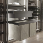 Tiroir métallique pour armoires et dressings Quartz - 540mm