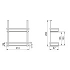 Porte-bocaux à épices Titane, acier, gris anthracite Porte-bocaux à épices Titane, acier, gris anthracite