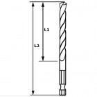 Foret à métaux réctifié HSS-G à queue six pans 1/4" Ø4mm Longueur 88mm BOSCH 2608595513