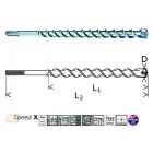 Foret à béton à queue SDS-Max Speed-X SDS-max-7 Ø14mm longueur 340mm BOSCH 2608586744