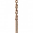 Foret hélicoïdal avec queue cylindrique courte, en acier à coupe rapide à 5 % de cobalt, type Ti, DIN 338, surface sans revêtement, Ø h8 : 6,10 mm Foret hélicoïdal avec queue cylindrique courte, en acier à coupe rapide à 5 % de cobalt, type Ti, DIN 338, surface sans revêtement, Ø h8 : 6,10 mm