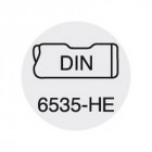 Foret hélicoïdal en carbure monobloc, SuperLine, 5 x D, DIN 6535-HE, surface FIRE, Ø m7 : 6,40 mm, Long. totale 91 mm, Long. hélice 53 mm Foret hélicoïdal en carbure monobloc, SuperLine, 5 x D, DIN 6535-HE, surface FIRE, Ø m7 : 6,40 mm, Long. totale 91 mm, Long. hélice 53 mm