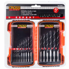 Mèches à bois en coffret 17 pièces