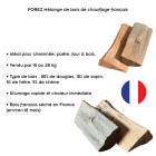 Forez mélange de bois de chauffage français - 50 cm 15 kg