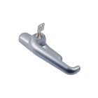 Crémone à clé nefer pour châssis italienne fapim - droite gris g6 - 0771ad-g6