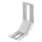 Equerre 3 pans 45 degrés 55x72x30 Galva Alberts - 341343