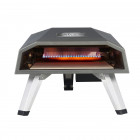 Four a pizza à gaz 4400w pizza ø 30 cm allumage piézo intégré 450°c cuisson 3 min sahara z12 haute qualité