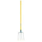 Fourche à fumier à douille - 4 dents - Manche bois - LEBORGNE - 421301