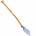Fourche à bêcher manche 90 cm jad jardin