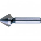 Fraise conique 60°, à chanfreiner et ébavurer, Ø nominal : 10,0 mm, Plus petit Ø 2,6 mm, Long. totale 53 mm, queue Ø 6 mm