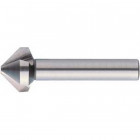 Fraise conique 90°, à chanfreiner et ébavurer, PM, Ø nominal : 10,4 mm, Plus petit Ø 2,5 mm, Long. totale 50 mm, queue Ø 6 mm