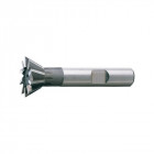 Fraise conique, forme C, 60°, Ø d1 - js16 : 22,0 mm, Long. totale l1 67 mm, Hauteur de coupe b - js 14 9,0 mm, Ø queue d2 - h6 : 12 mm, Dents : 8