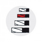 Fraise pour rainures en T - une taille, Ø x Larg. : d1h 11 x b e8 : 19,5 x 4,0 mm, Long. totale l1 63 mm, pour clavette-disque 4,0 x 7,5 mm