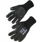 Gant anti vibration singer taille 10 tricoté caoutchouc poignet élastique aération confort mousse caoutchouc