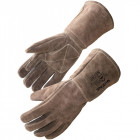 Gant protection chaleur et feu singer taille 9 cuir tout croute marron renfort paume et index