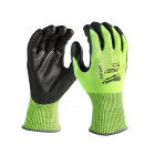 Gants haute-visibilité anti-coupures niveau 4/d taille 8/m | 4932479927 - milwaukee