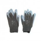 Gants polyamide gris paume nitrile taille l/9 ep 6239