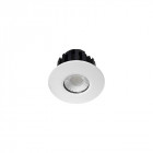 Gemma rd-230 7w 620lm 55° ip65 dim blanc mat + nickel satine (do35530)