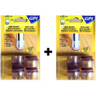 Gpi – 8 embout feutre de pieds enveloppant transparentrant ø 22 mm
