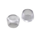 Gpi - 8 embouts caoutchouc transparent ø 18 ( livraison gratuite )