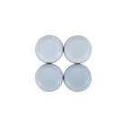 Gpi - lot de 4 patins glisseurs meubles lourd tout terrain adhésif gris ø65mm