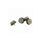 Gpi - lot de 8 patins à clouer ø 19 mm avec feutre en laine anti-rayure spécial parquet [made in france]