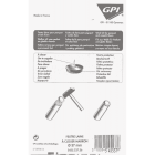 Gpi - lot de 8 patins à clouer ø 37 mm avec feutre en laine anti-rayure spécial parquet [made in france]