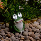 Grenouille solaire 2 leds 13x9cm