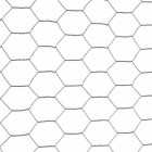 Grillage à poule 1x10 m virage - gris