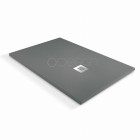 Receveur de douche à l'italienne O'Design Solidstone - 90 x 90 - Gris basalte - Alicante