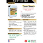 Cire Protection Multi-Supports Polish’Guard - Effet Brillant - Parquet Béton Ciment Plastique - 5L - Traite 125m2