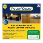 Cire Protection Multi-Supports Polish’Guard - Effet Brillant - Parquet Béton Ciment Plastique - 5L - Traite 125m2