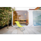 O'colors - chilienne 4 positions jaune- structure pliable