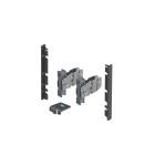 AvanTech YOU Kit de raccords pour la façade intérieure à recouper - Hauteur 101 mm - Anthracite - HETTICH - 9257619