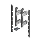 AvanTech YOU Kit de raccords pour la façade intérieure à recouper - Hauteur 187 mm - Anthracite - HETTICH - 9257621