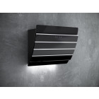 Sogelux hotte inclinée hcba60nf noire en verre