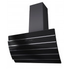 Sogelux hotte inclinée hcba90nf noire en verre