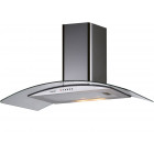 Cata hotte décorative murale c-900 glass 90cm