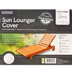 Housse de chaise longue renforcée grise