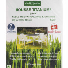 Housse table rectangulaire et chaises